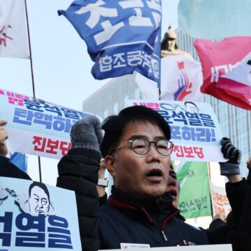 Protestas en Corea del Sur