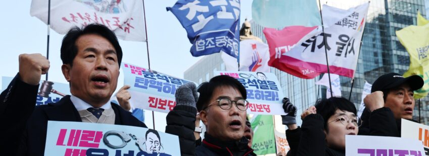 Protestas en Corea del Sur