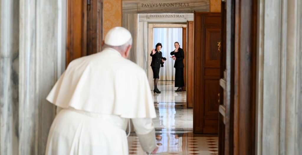 Reunión de Marga Prohens con el papa Francisco (fuente Efe)