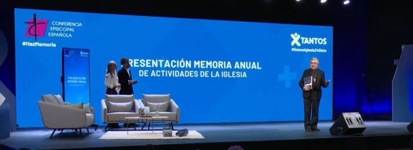 Presentación de la Memoria de Actividades 2023 de la Iglesia española