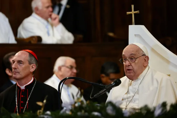 El papa Francisco, en Córcega