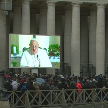 El papa Francisco en el angelus del 22 de diciembre de 2024