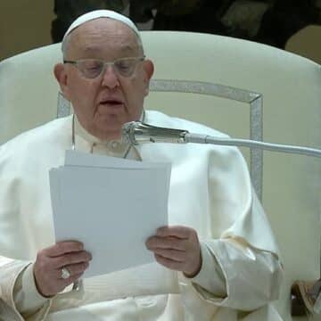 El papa Francisco durante su Audiencia General (fuente: Vatican Media)