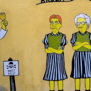 ¡Los Simpson contra el antisemitismo! Palombo convierte al Papa en uno de ellos