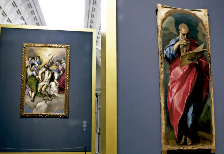 Museo del Prado, ‘La Trinidad’ y ‘San Juan Evangelista’. El Greco